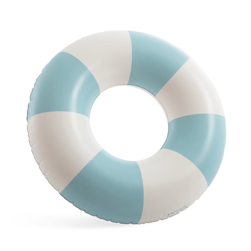 FLOTADOR INFLABLE REDONDO INTEX 91 CM COASTAL CABANA TUBE AZUL - 3