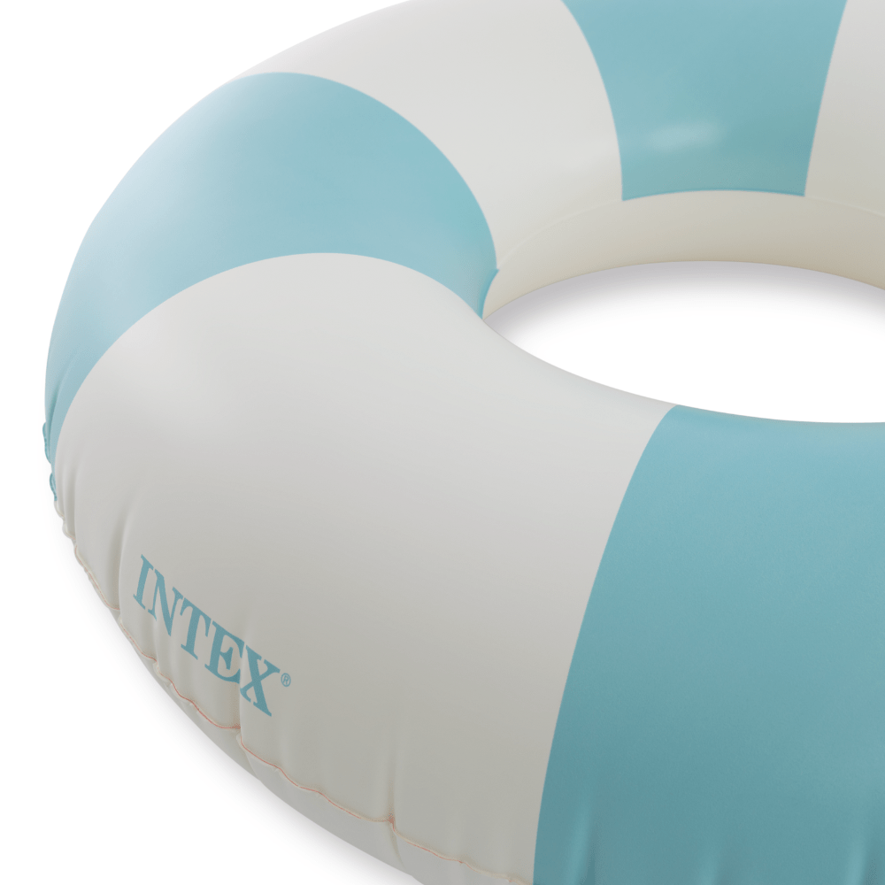 FLOTADOR INFLABLE REDONDO INTEX 91 CM COASTAL CABANA TUBE AZUL - 4