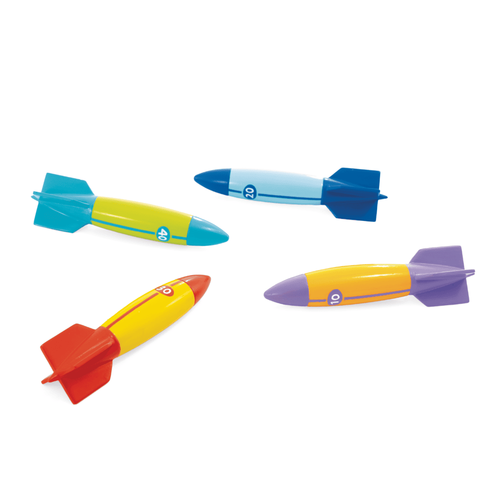 JUEGO PISCINA INTEX 4 TORPEDOS BAJO EL AGUA UNDERWATER TORPEDOES - 3