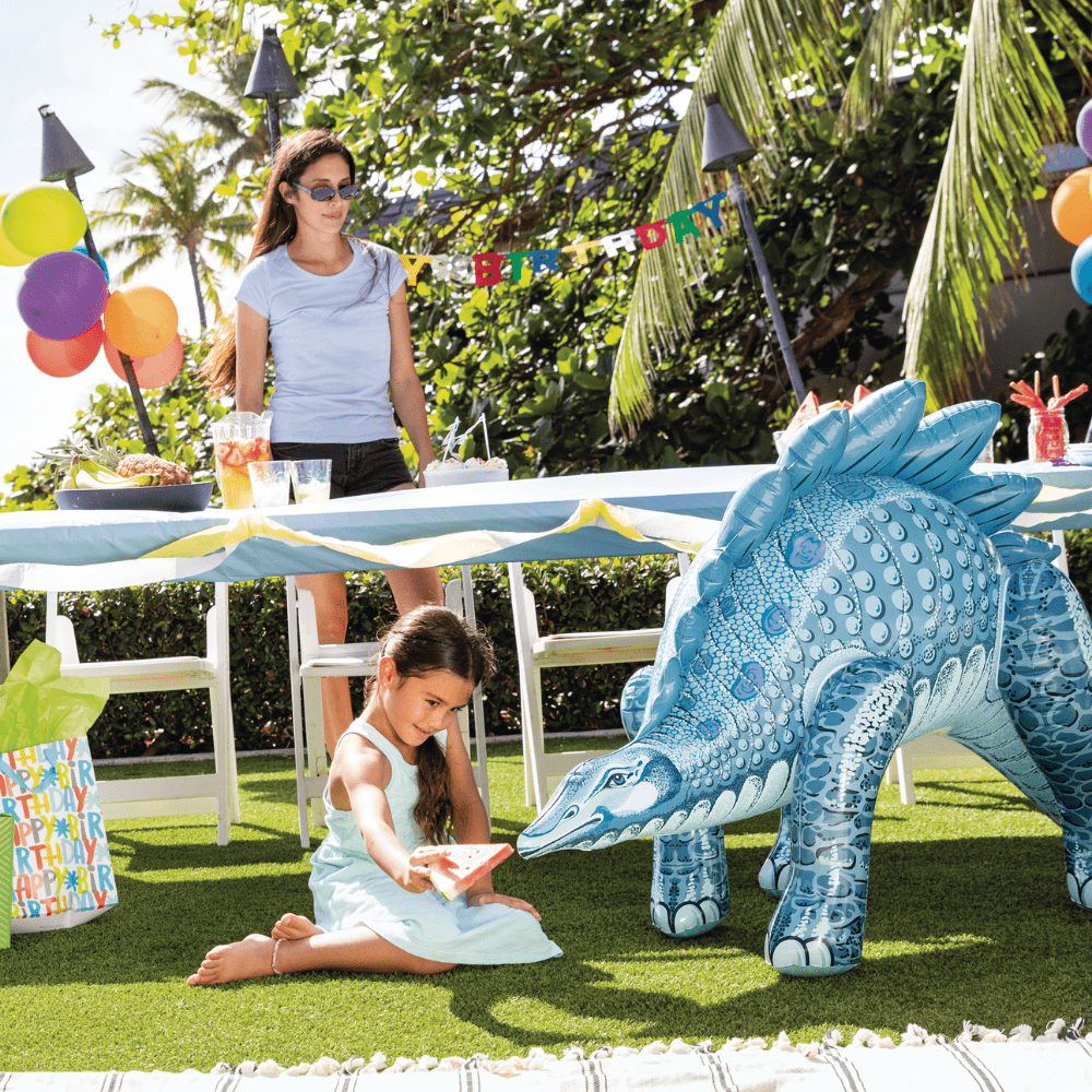 DINOSAURIO ESTEGOSAURIO INFLABLE INTEX JURASSIC DINO PALS - 2