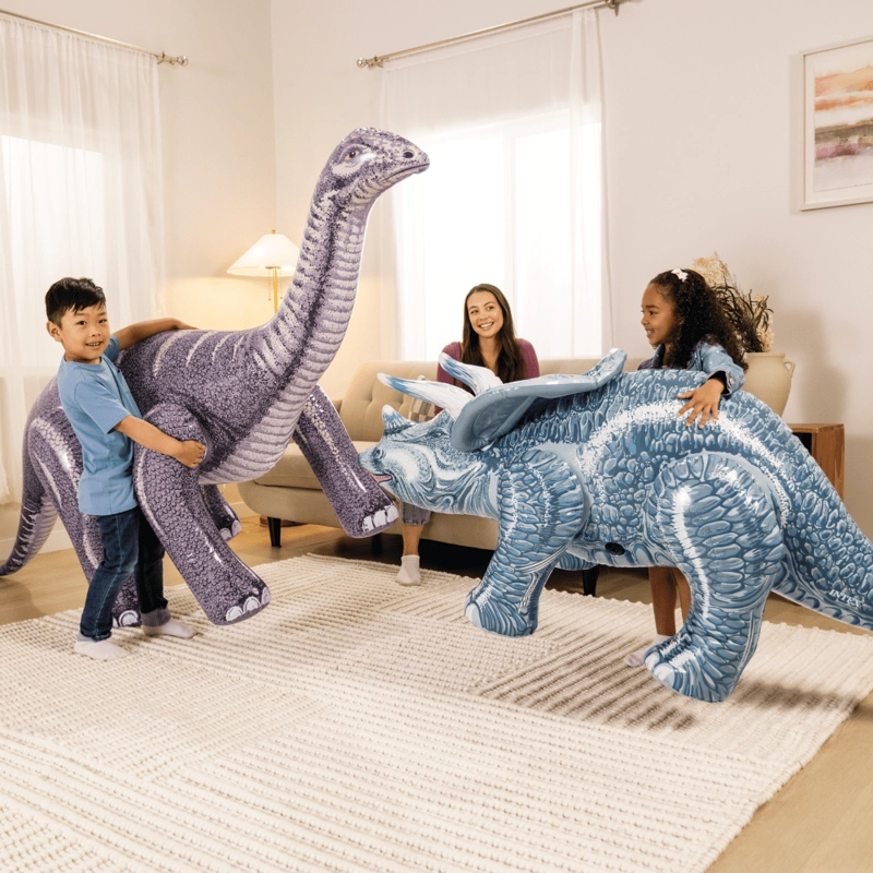 DINOSAURIO TRICERATOPS INFLABLE INTEX JURASSIC DINO PALS - 2