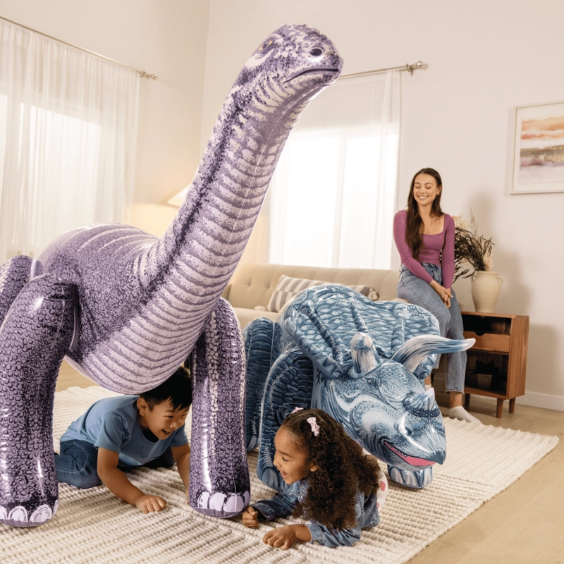 DINOSAURIO TRICERATOPS INFLABLE INTEX JURASSIC DINO PALS - 5