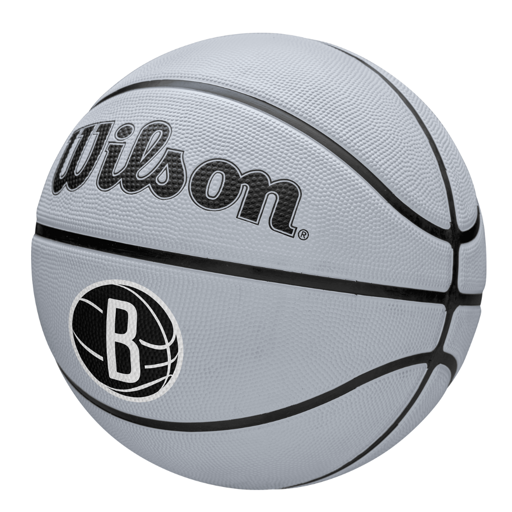 BALON BASKETBALL WILSON NBA TEAM TRIBUTE SOLID BROOKLYN NETS TAMAÑO 7 - 3