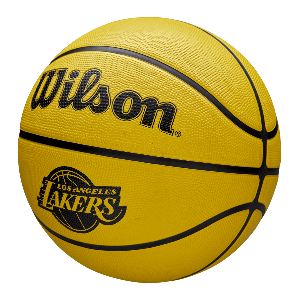 BALON BASKETBALL WILSON NBA TEAM TRIBUTE SOLID LOS ANGELES LAKERS TAMAÑO 7 - 3
