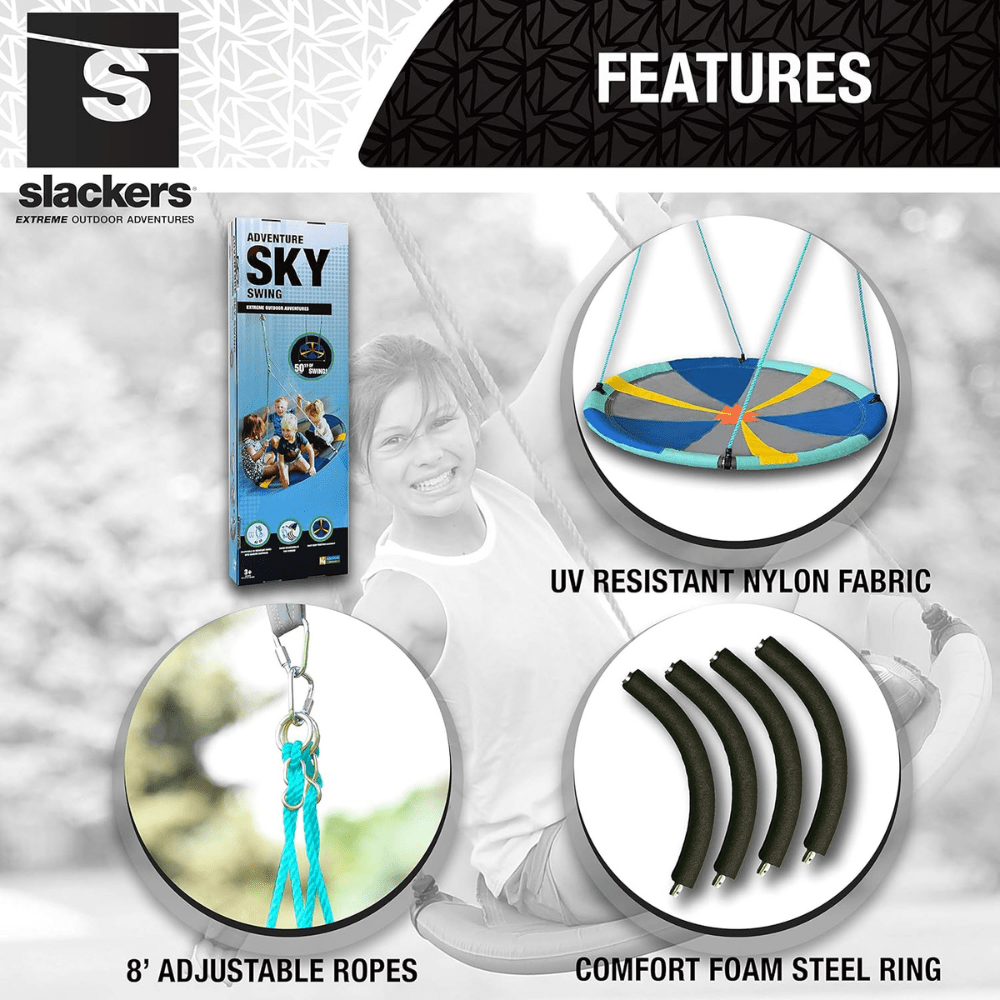 COLUMPIO 127 CM B4 ADVENTURE SKY SWING 50 INCHES - 6