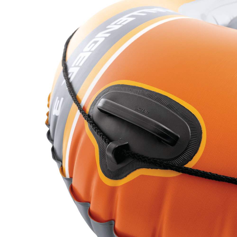 BOTE INFLABLE INTEX CHALLENGER 3 SET CAPACIDAD 320 KG + REMOS + INFLADOR - 9