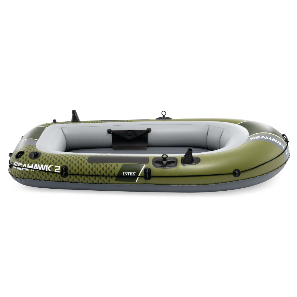 BOTE INFLABLE INTEX SEAHAWK 2 SET CAPACIDAD 240 KG + REMOS + INFLADOR - 4