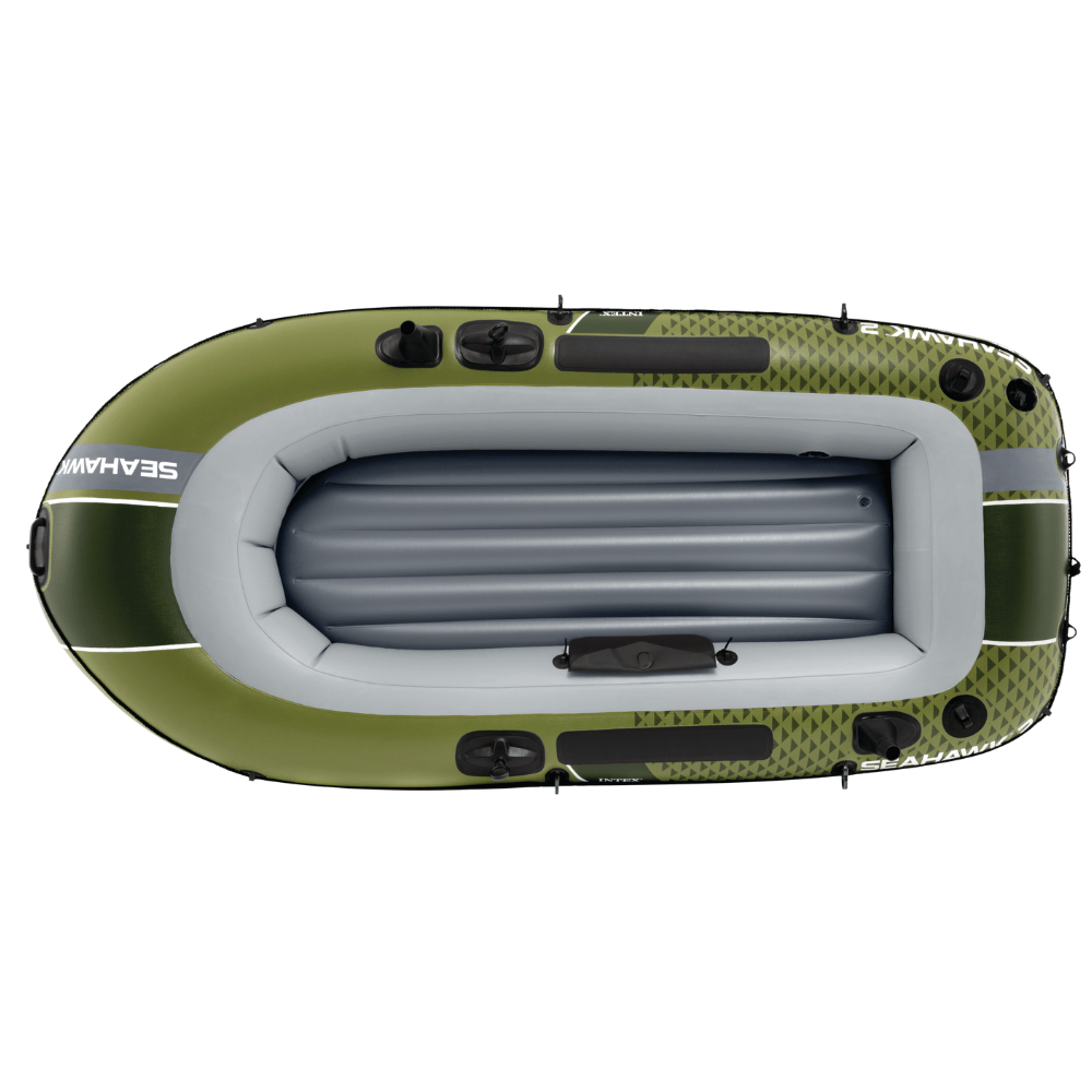 BOTE INFLABLE INTEX SEAHAWK 2 SET CAPACIDAD 240 KG + REMOS + INFLADOR - 5