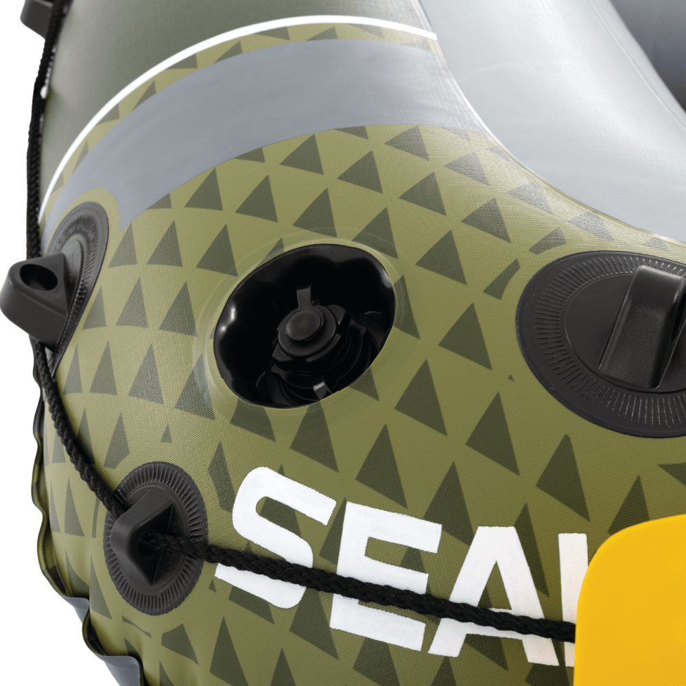 BOTE INFLABLE INTEX SEAHAWK 2 SET CAPACIDAD 240 KG + REMOS + INFLADOR - 11