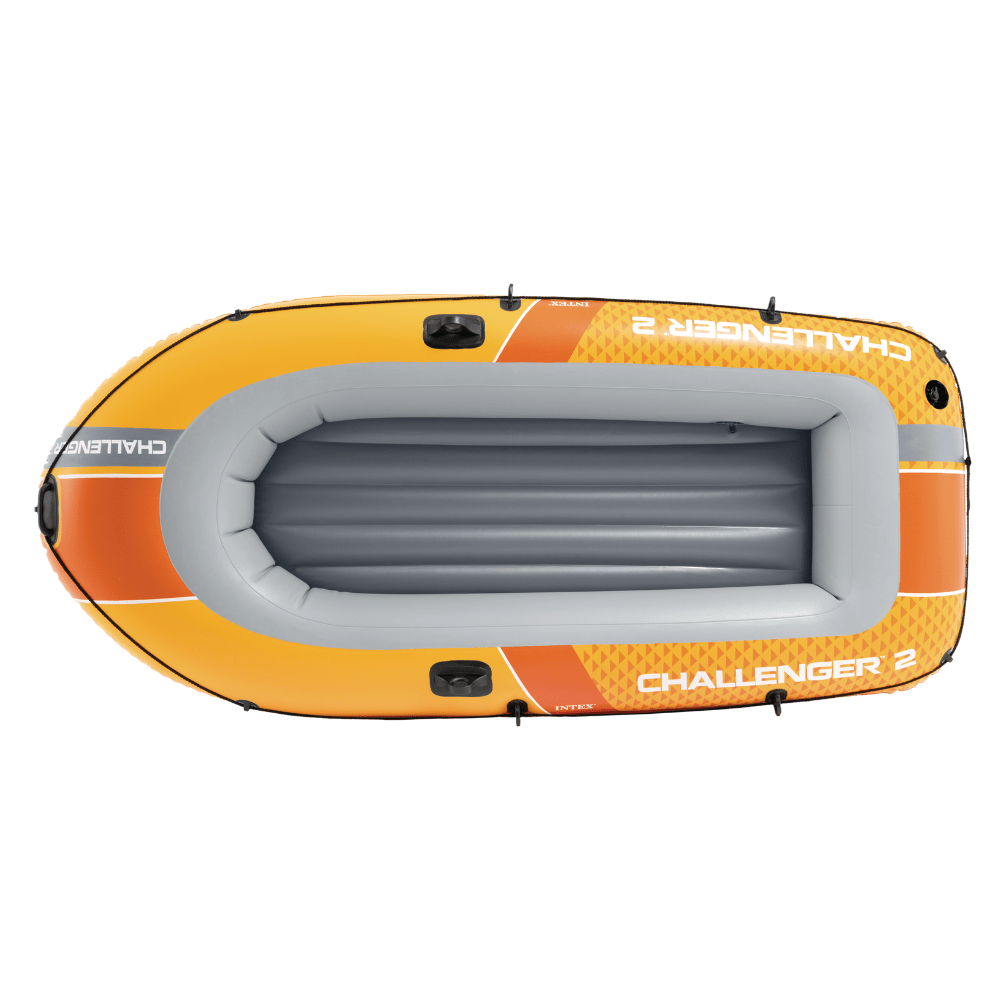 BOTE INFLABLE INTEX CHALLENGER 2 SET CAPACIDAD 200 KG + REMOS + INFLADOR - 3