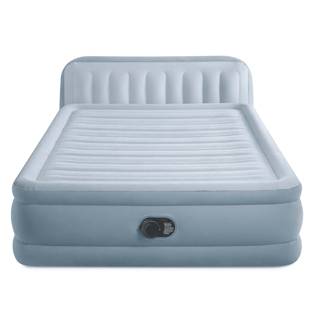 COLCHON INFLABLE ELE CTRICO INTEX 2 PLAZAS 152X203X46 CM RESPALDO QUEEN PLUSH HEADBOARD - 3