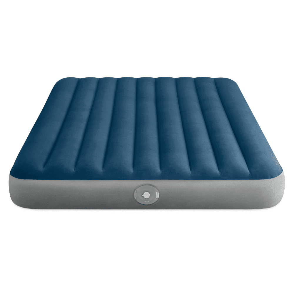 COLCHON INFLABLE INTEX 2 PLAZAS 152X203X25 CM CON BOMBA RECARGABLE PRESTIGE DOWNY AIRBED - 1