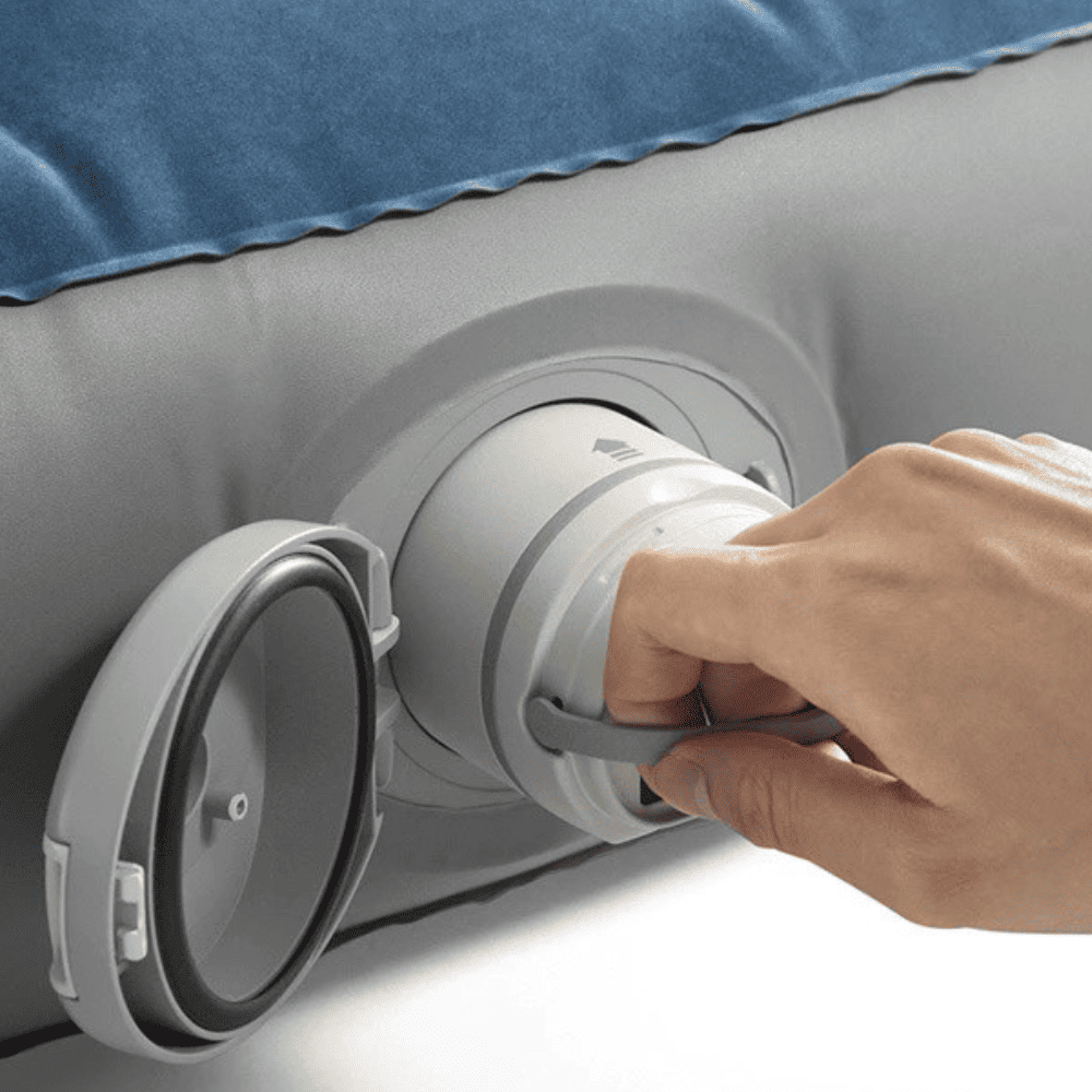 COLCHON INFLABLE INTEX 2 PLAZAS 152X203X25 CM CON BOMBA RECARGABLE PRESTIGE DOWNY AIRBED - 3