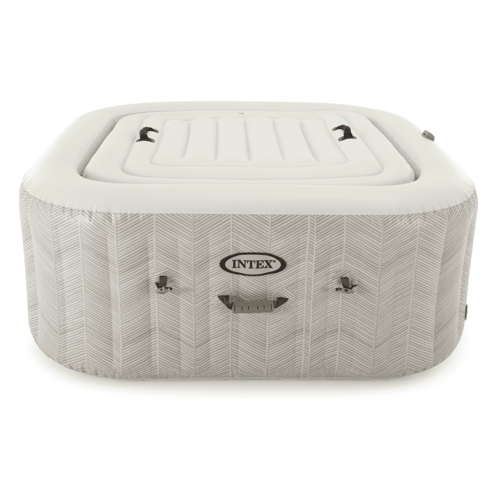 SPA HOT TUB INFLABLE INTEX CHEVRON DELUXE SQUARE BUBBLE SPA 6 PERSONAS - 6