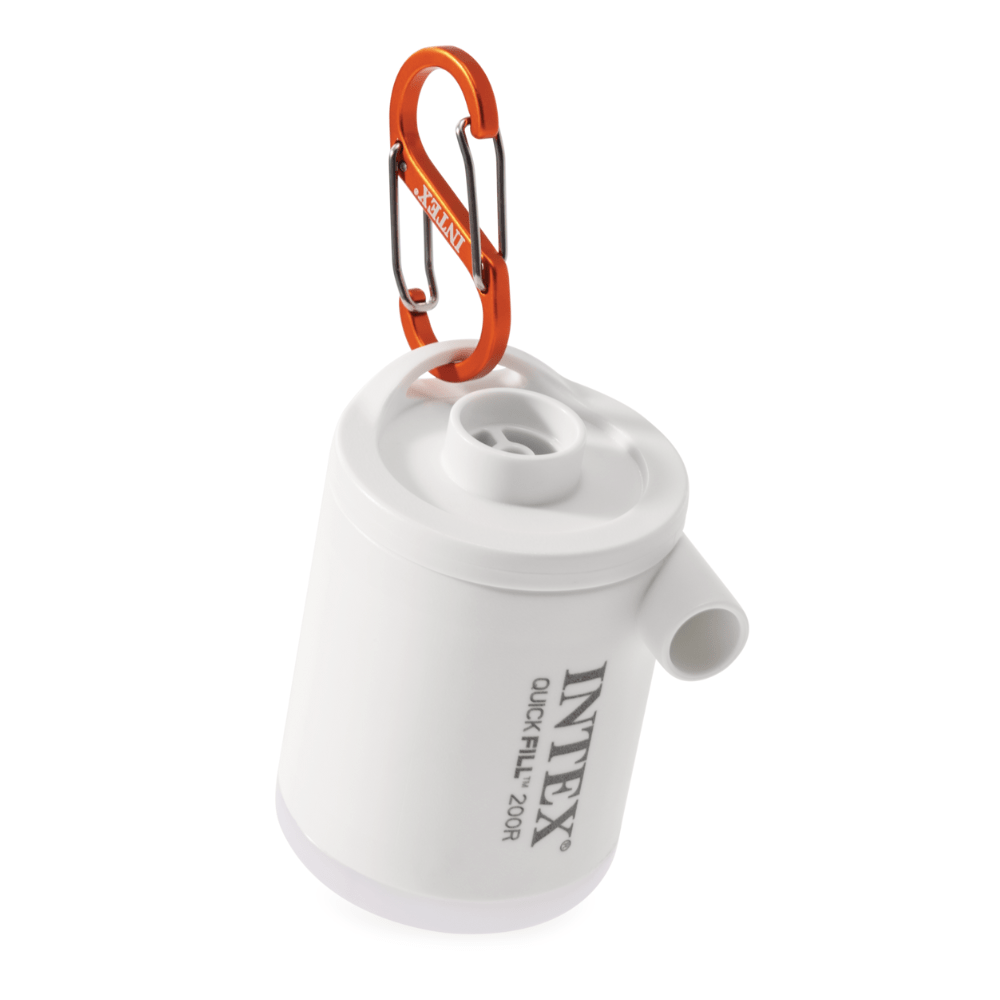 INFLADOR ELE CTRICO RECARGABLE CON LINTERNA INTEX USB QUICKFILL 200R TINY 200 LTS/MIN - 4