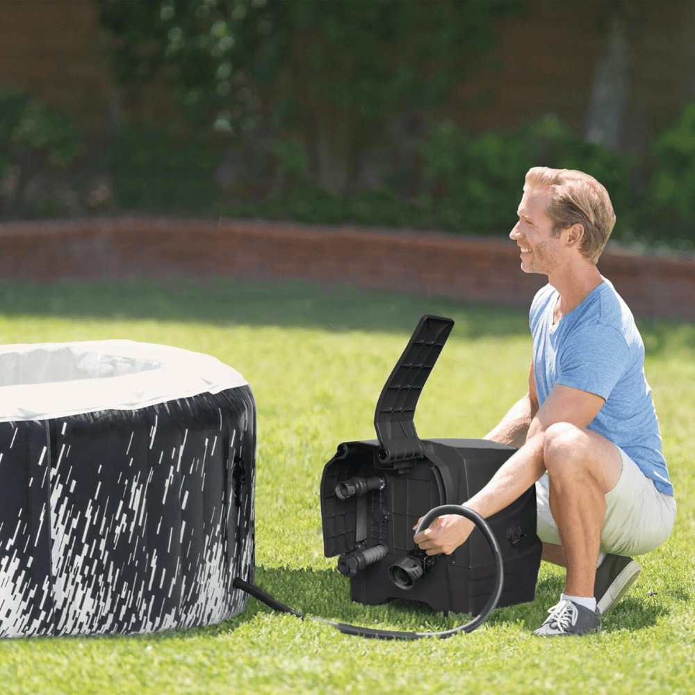 SPA HOT TUB LUMINOSO INFLABLE INTEX GLOW DELUXE 4 PERSONAS - 3