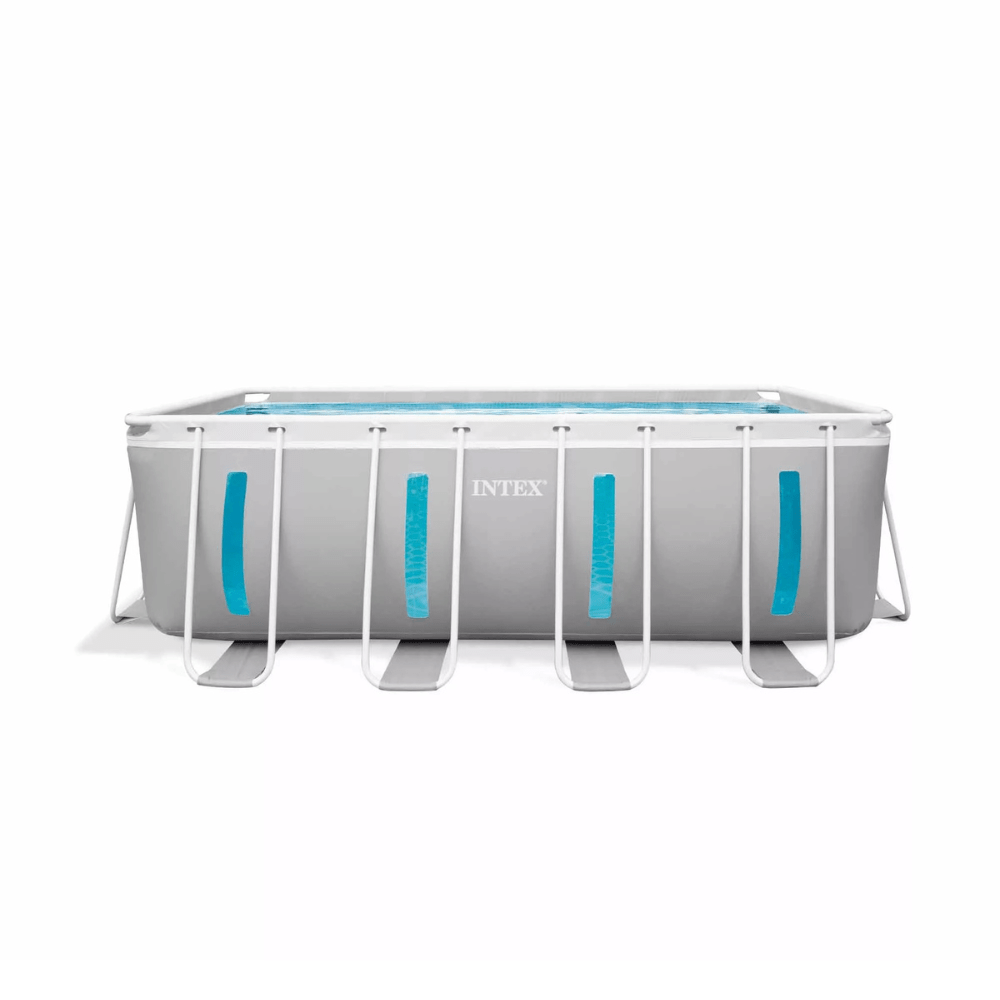 PISCINA ESTRUCTURAL INTEX CLEARVIEW SET 400X200X122 CM BOMBA + ESCALERA + COBERTOR - 7