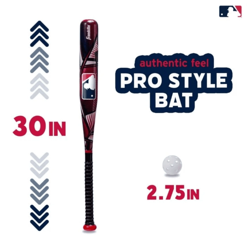 BAT DE BASEBALL MLB FRANKLIN SPORTS 76 CM SLAMMIN BAT AND BALL - 3