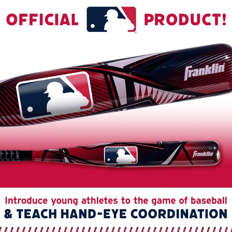 BAT DE BASEBALL MLB FRANKLIN SPORTS 76 CM SLAMMIN BAT AND BALL - 5