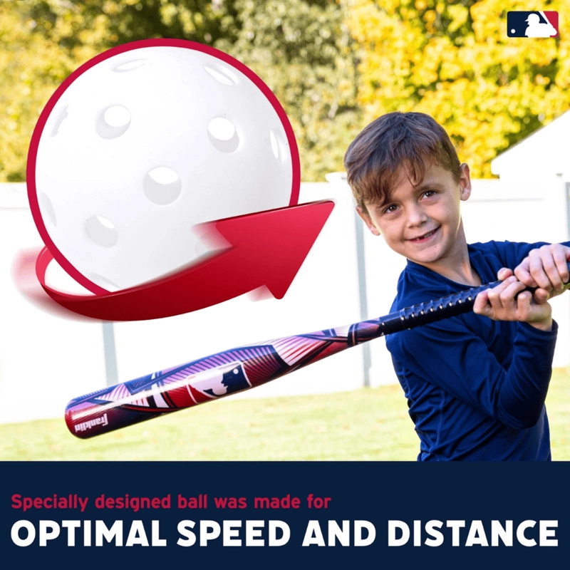 BAT DE BASEBALL MLB FRANKLIN SPORTS 76 CM SLAMMIN BAT AND BALL - 6