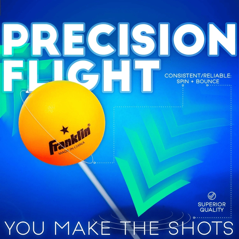 PELOTAS DE TENIS DE MESA FRANKLIN SPORTS 40MM 1 ESTRELLA NARANJA PACK 6 - 3