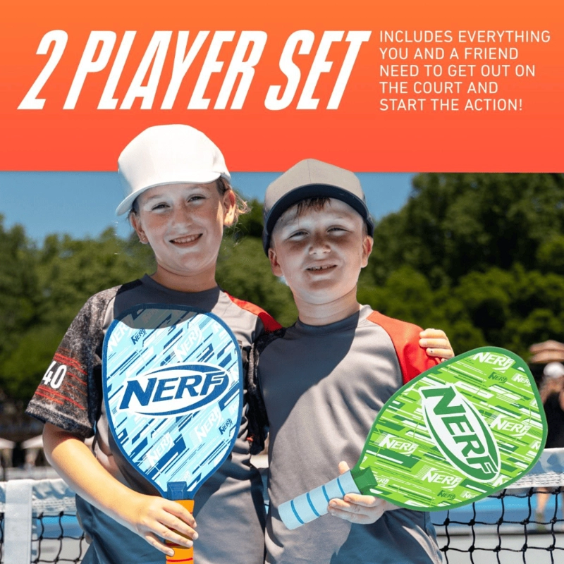 PALAS DE PICKLEBALL SET 2 RAQUETAS 2 PELOTAS NERF PICKLEBALL SET - 2