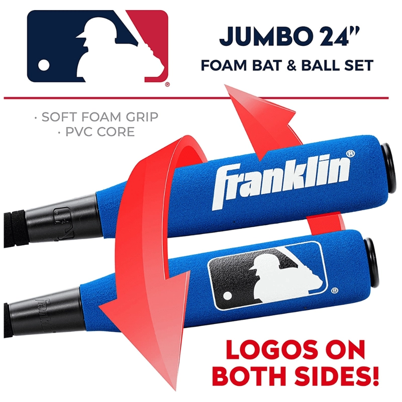 BAT DE BASEBALL MLB FRANKLIN SPORTS 61 CM OVERSIZED FOAM BAT & BALL - 4