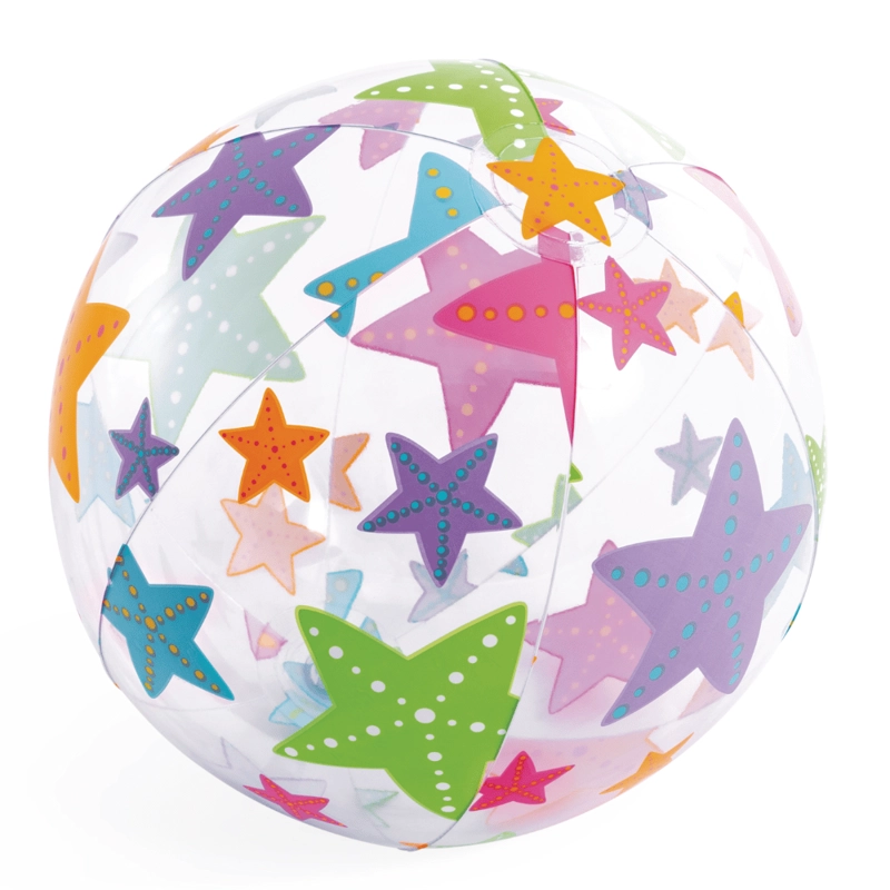 PELOTA INFLABLE INTEX ESTRELLAS 51 CM LIVELY PRINT BALL - 1