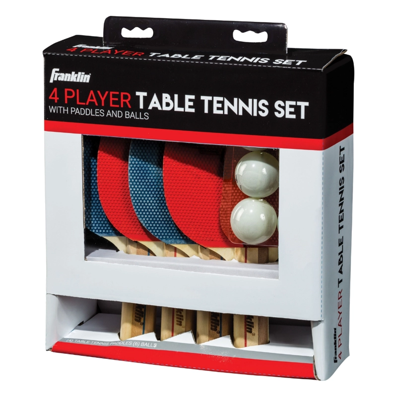 PALETAS DE TENIS DE MESA FRANKLIN SPORTS SET 4 PALETAS CON BOLSA - 3