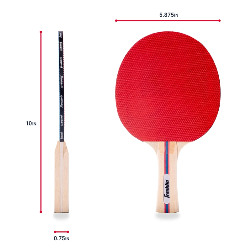PALETAS DE TENIS DE MESA FRANKLIN SPORTS SET 4 PALETAS CON BOLSA - 5