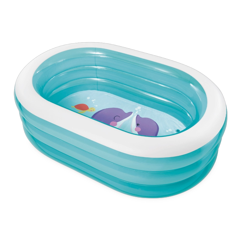 PISCINA INFANTIL INFLABLE INTEX AMIGOS DEL AGUA 163X107X46 CM MY SEA FRIENDS - 1