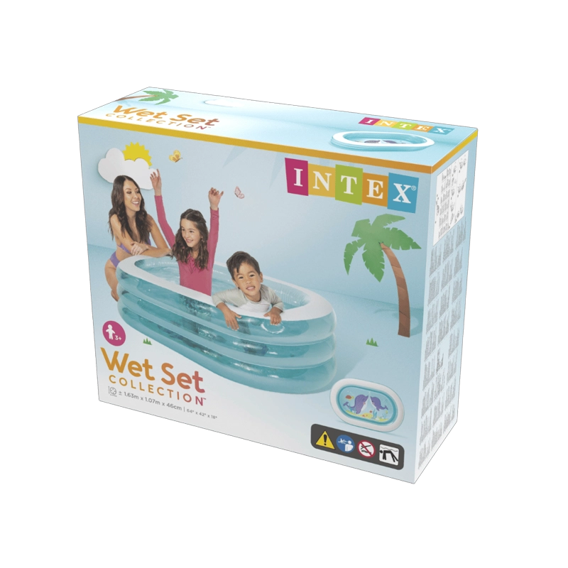 PISCINA INFANTIL INFLABLE INTEX AMIGOS DEL AGUA 163X107X46 CM MY SEA FRIENDS - 7