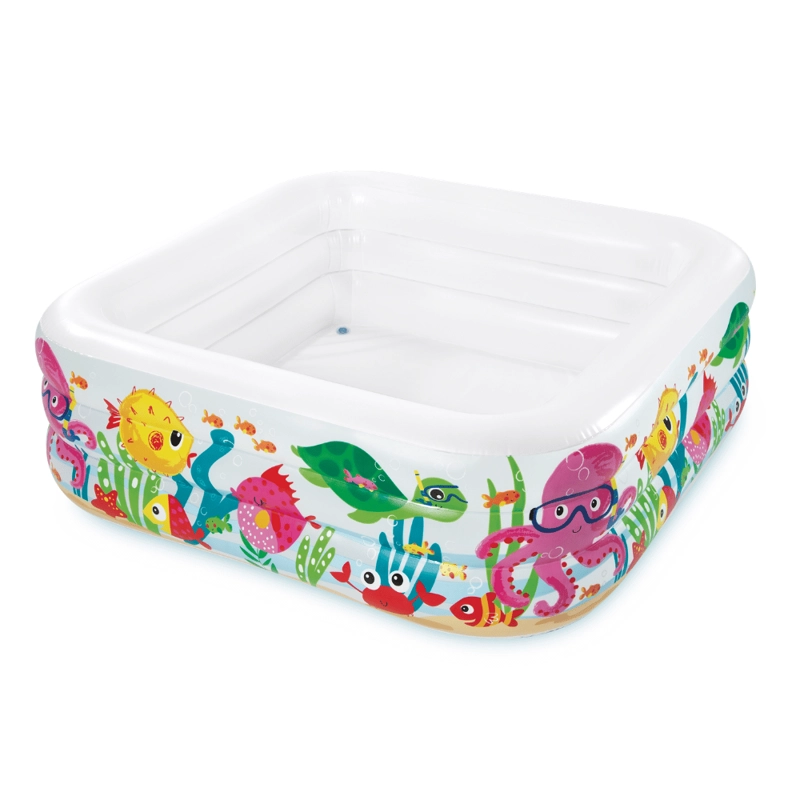PISCINA INFANTIL INFLABLE INTEX ACUARIO 159X159X50 CM SEA AQUARIUM - 4