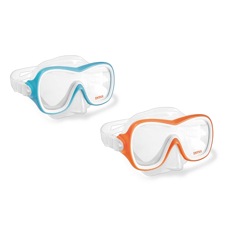 MASCARA BUCEO INTEX WAVE RIDER MASK NARANJO - 3