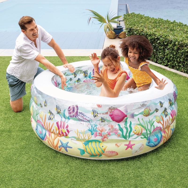 PISCINA INFANTIL INFLABLE INTEX PECES ENTRETENIDOS 152X56 CM FISHY FUN - 2