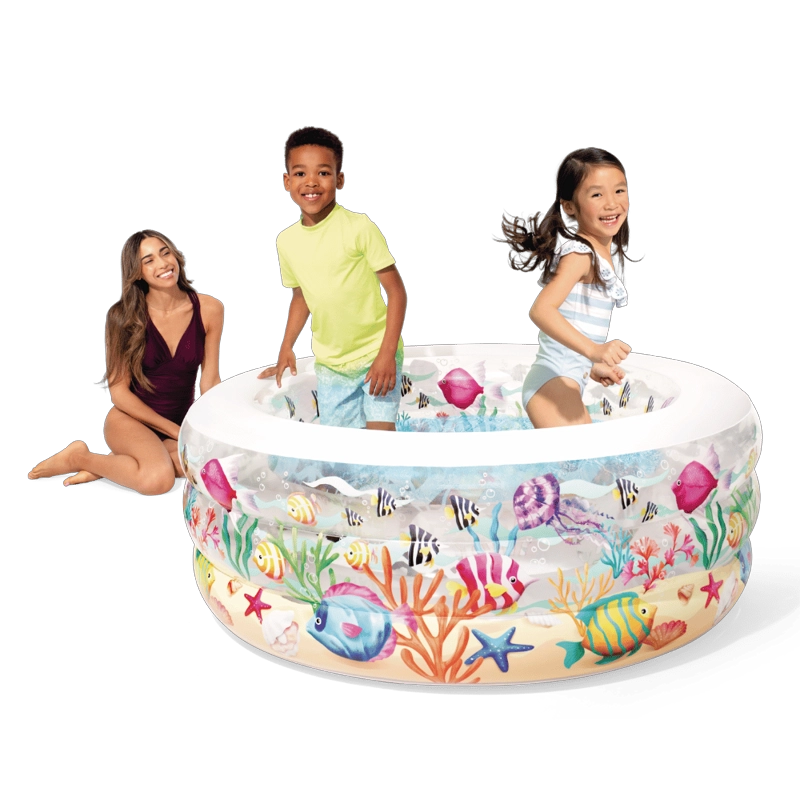 PISCINA INFANTIL INFLABLE INTEX PECES ENTRETENIDOS 152X56 CM FISHY FUN - 7