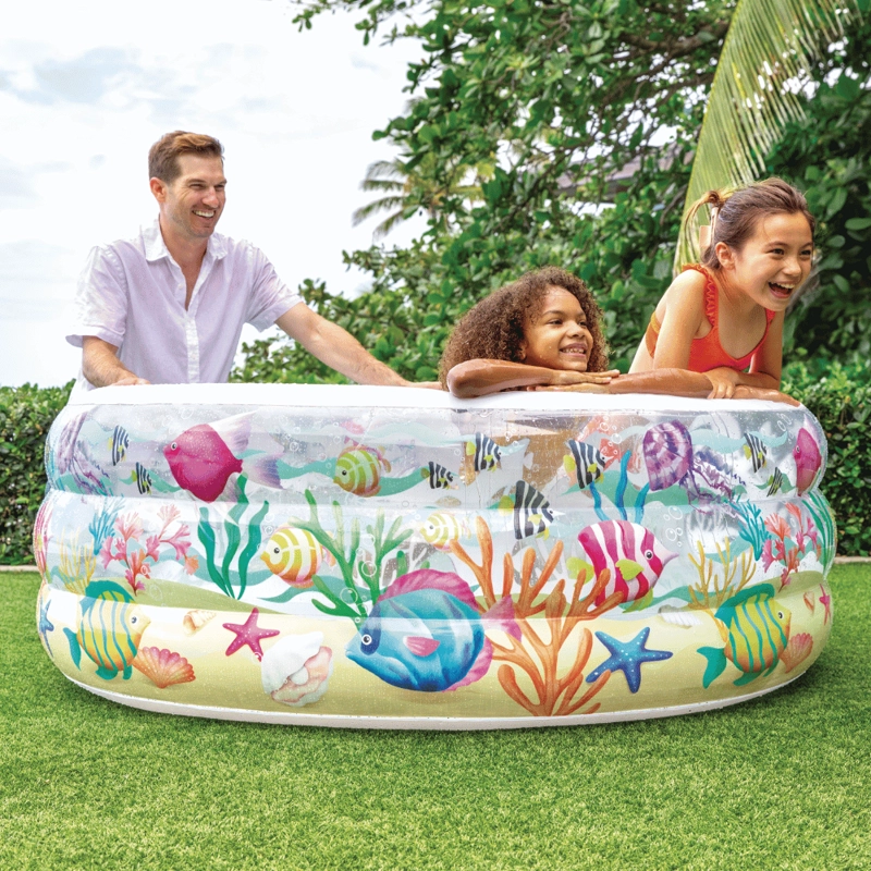 PISCINA INFANTIL INFLABLE INTEX PECES ENTRETENIDOS 152X56 CM FISHY FUN - 8