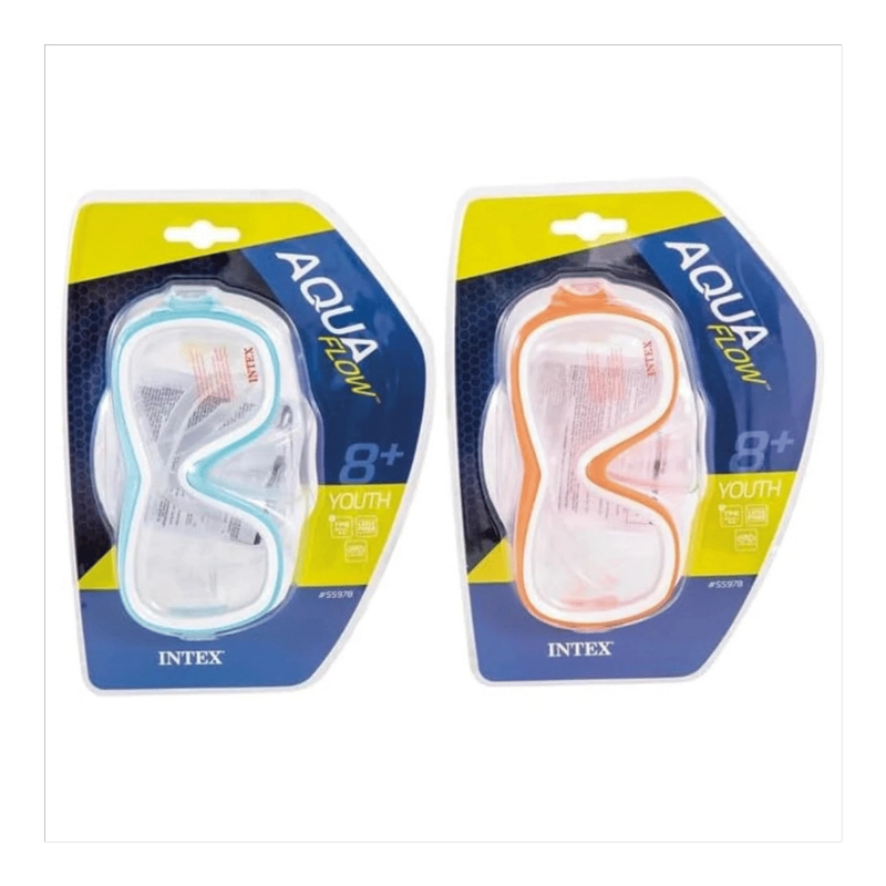 MASCARA BUCEO INTEX WAVE RIDER MASK AZUL - 4