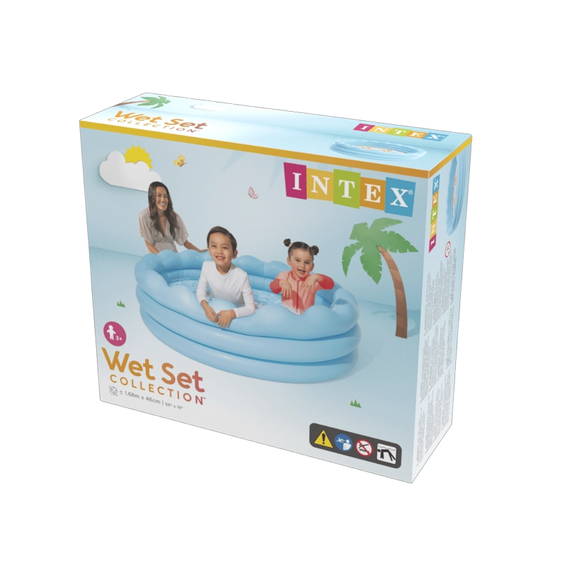 PISCINA INFANTIL INFLABLE INTEX WAVY EDGE 168X46 CM - 7