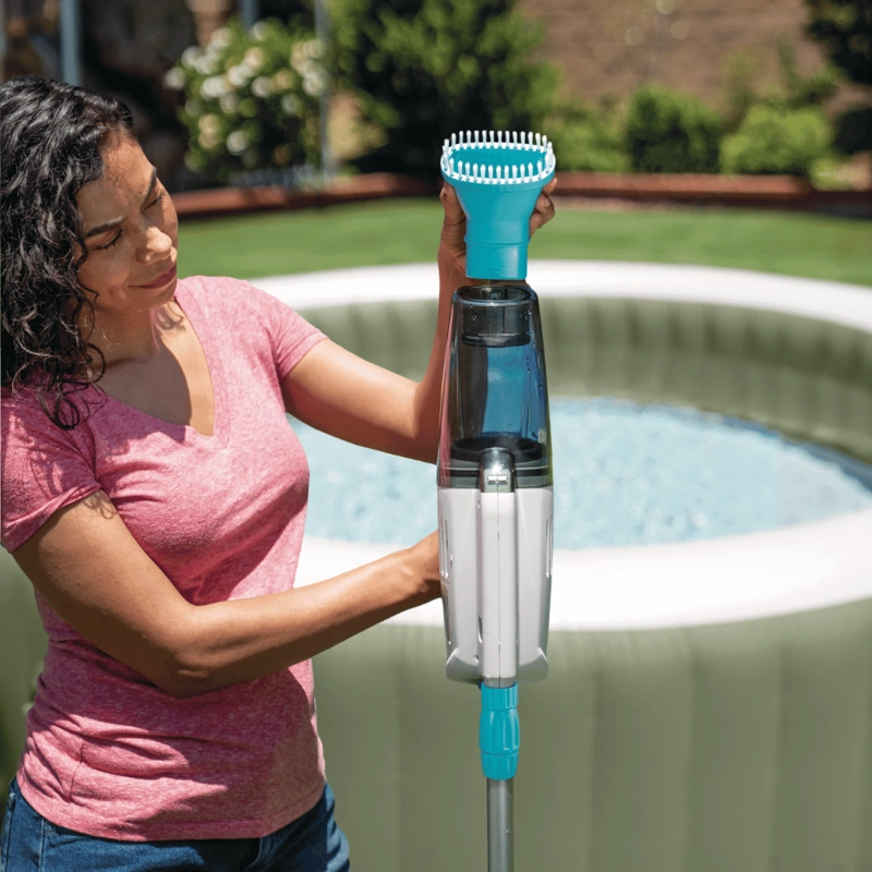 ASPIRADORA DE PISCINA RECARGABLE INTEX CON BRAZO TELESCOPICO ZR100 - 10