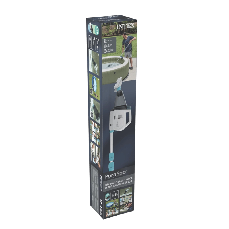 ASPIRADORA DE PISCINA RECARGABLE INTEX CON BRAZO TELESCOPICO ZR100 - 5