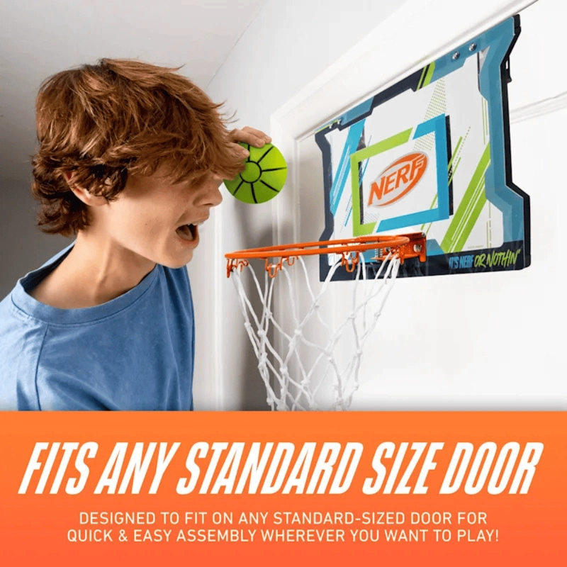 TABLERO DE BASKETBALL DE PUERTA NERF 46 X 30 CM PRO HOOP - 2