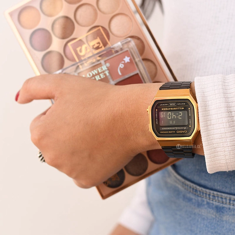 RELOJ CASIO UNISEX DIGITAL A-168WEGB-1B - 3