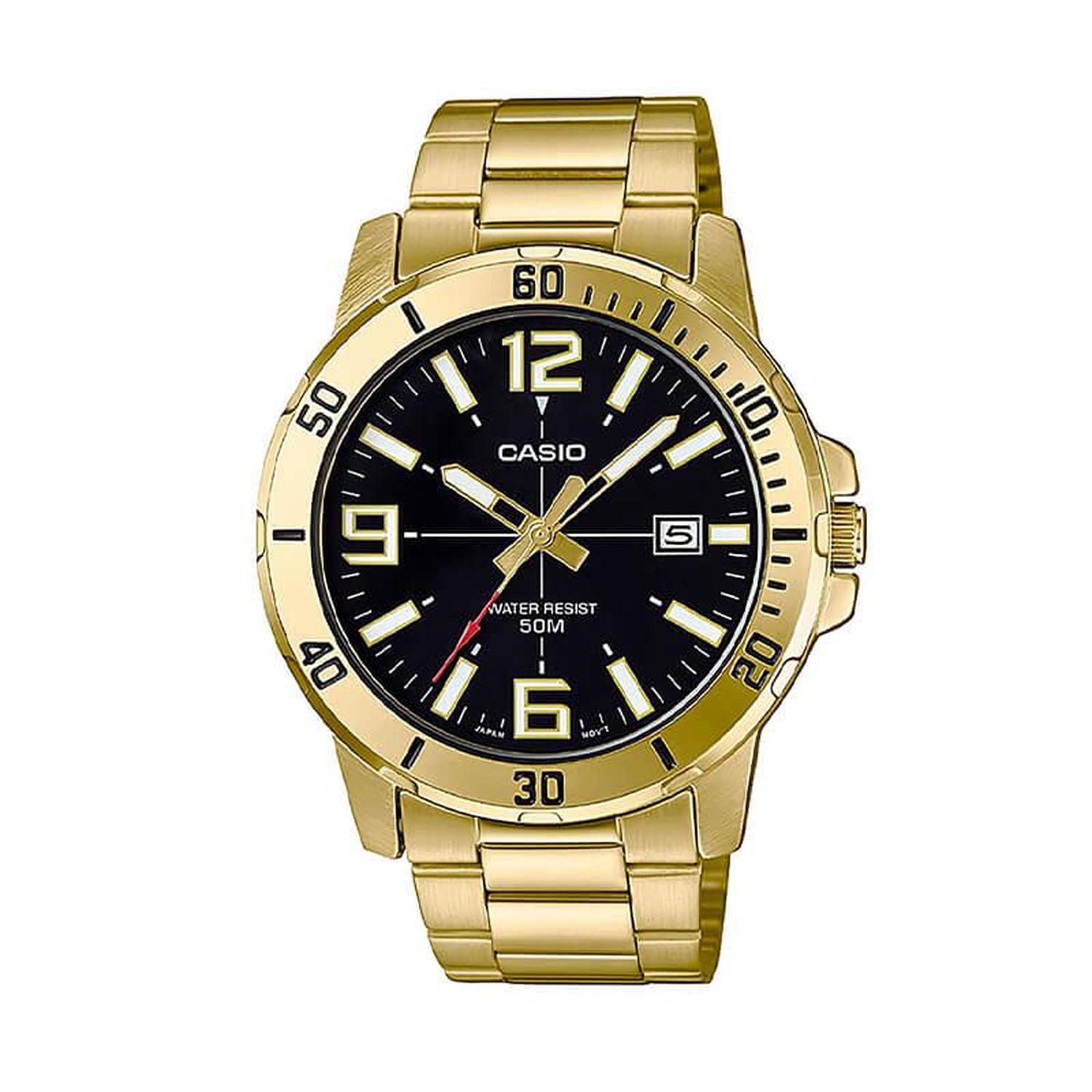 RELOJ CASIO HOMBRE ANALOGICO MTP-VD01G-1BV - 1