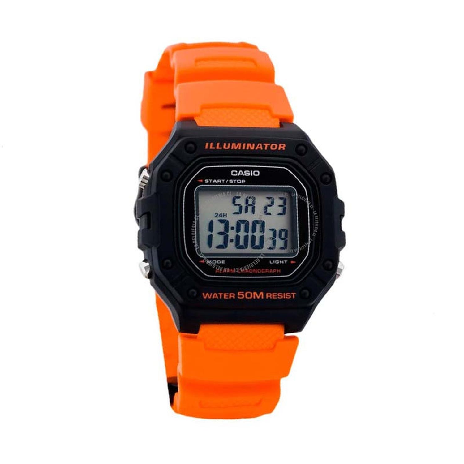 RELOJ CASIO HOMBRE DIGITAL W-218H-4B2V - 6