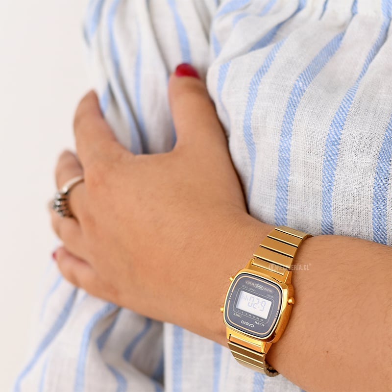 RELOJ CASIO MUJER DIGITAL LA-670WGA-1 - 7