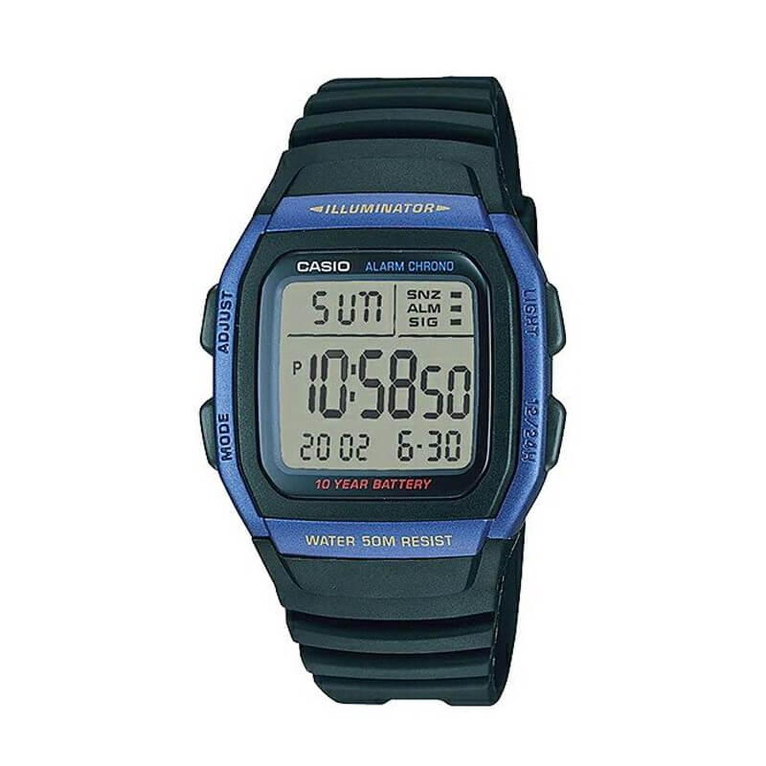 RELOJ CASIO HOMBRE DIGITAL W-96H-2AV - 1