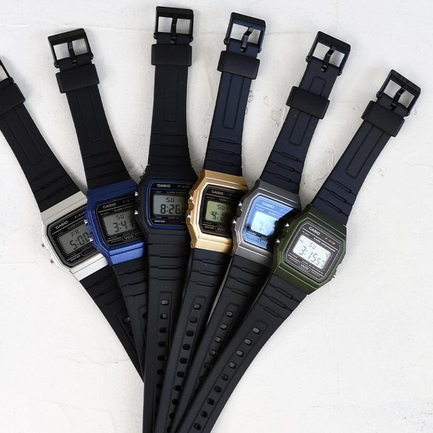 RELOJ CASIO UNISEX DIGITAL F-91WM-1B - 2