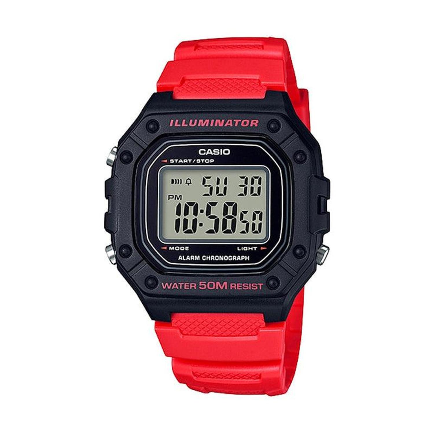 RELOJ CASIO HOMBRE DIGITAL W-218H-4BV - 1