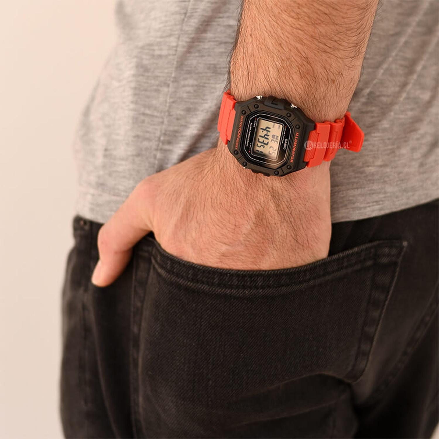 RELOJ CASIO HOMBRE DIGITAL W-218H-4BV - 3